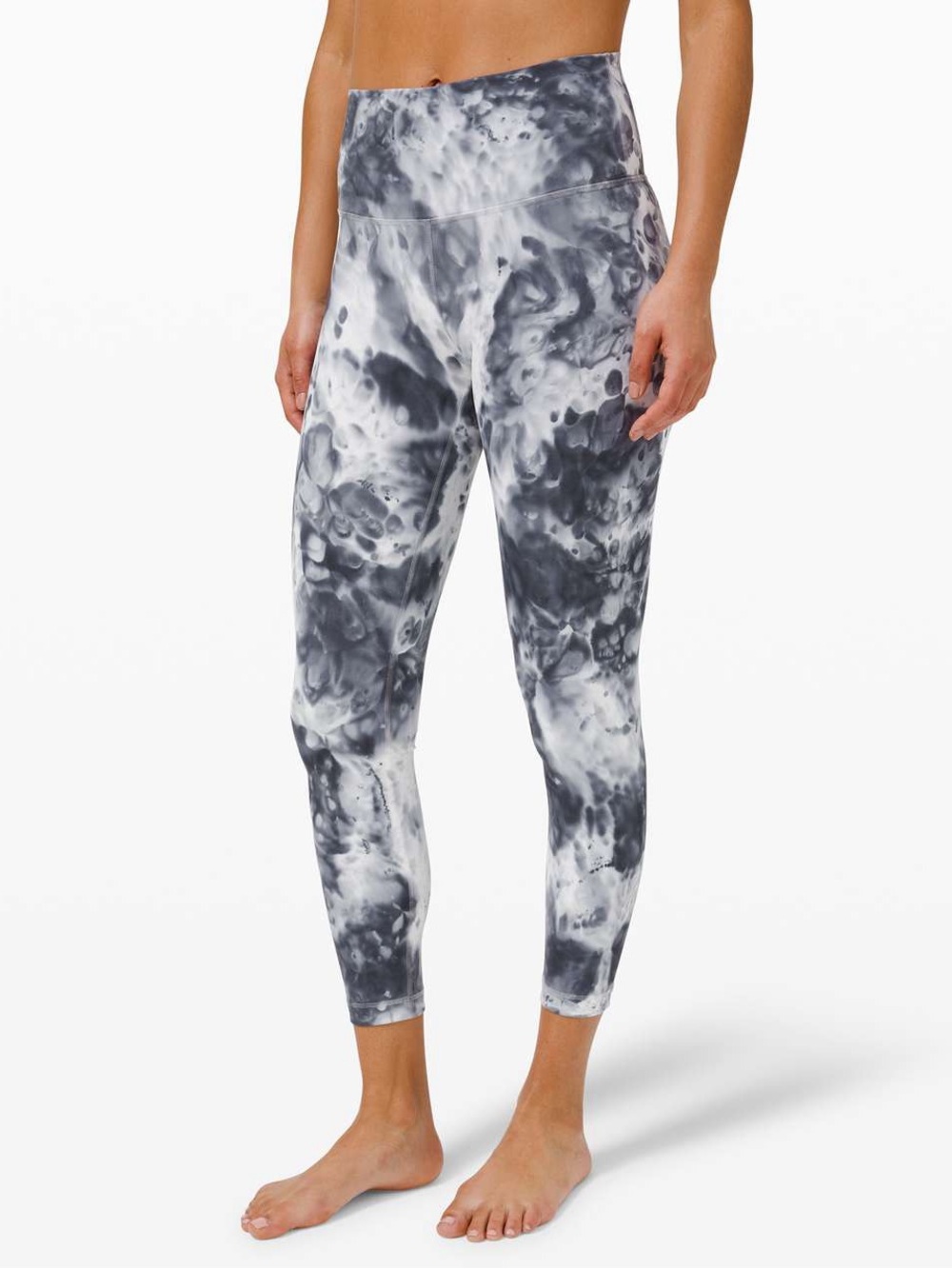 Lululemon Wunder Under Marble Dye Leggings Size 8 Style LW5CZ7S